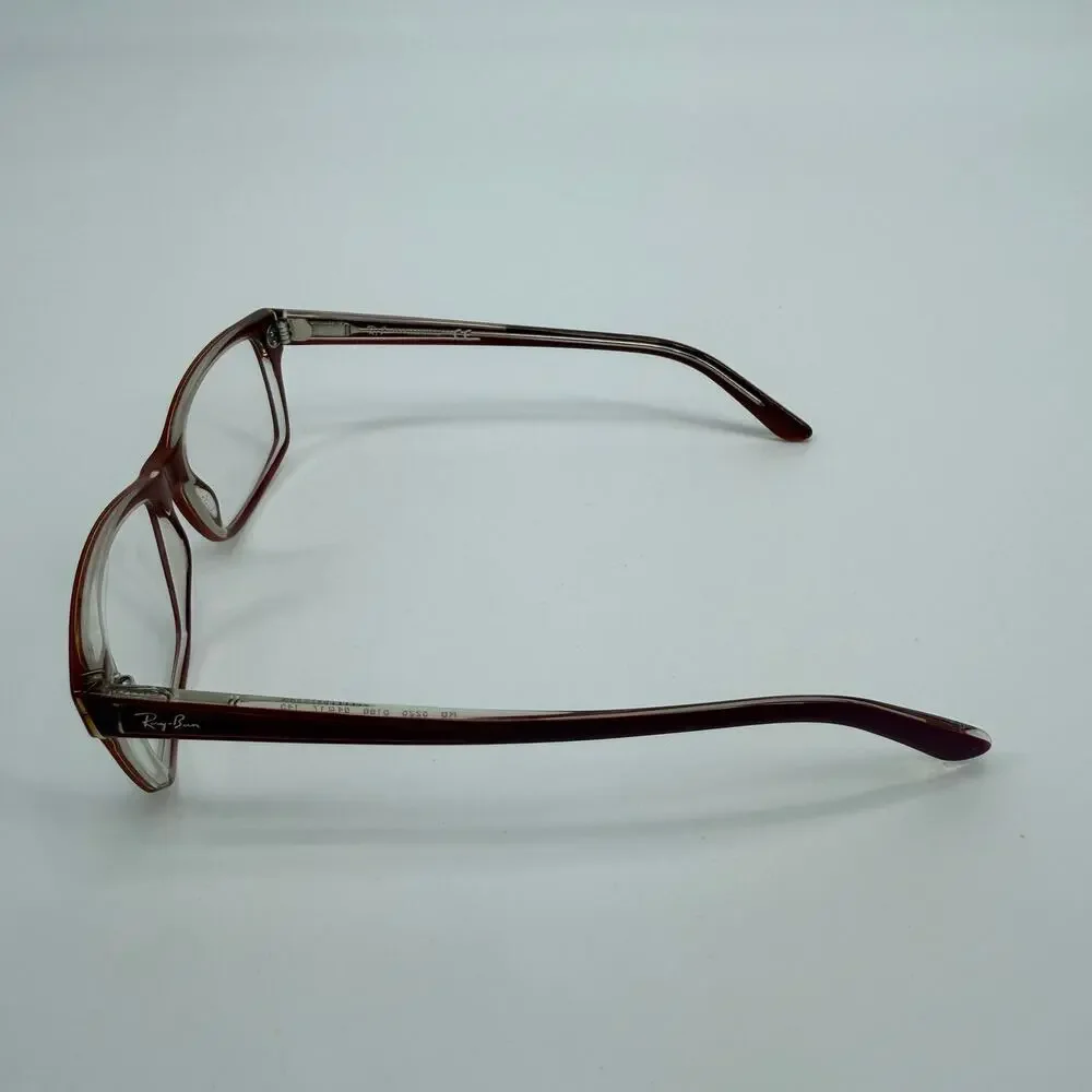 Ray Ban RB 5225 5186 Berry Pink Rectangle Eyeglasses Frames 54-17-145